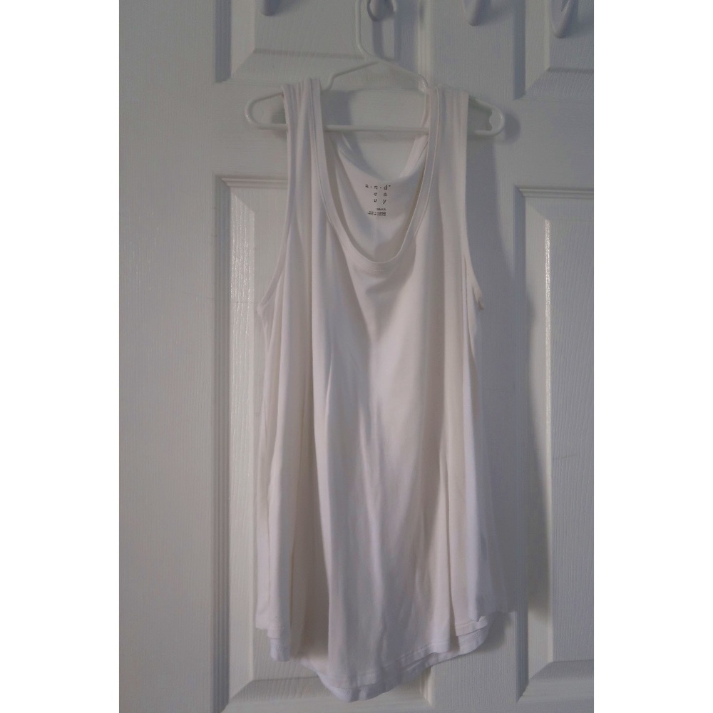 A New Day White Loose Tank